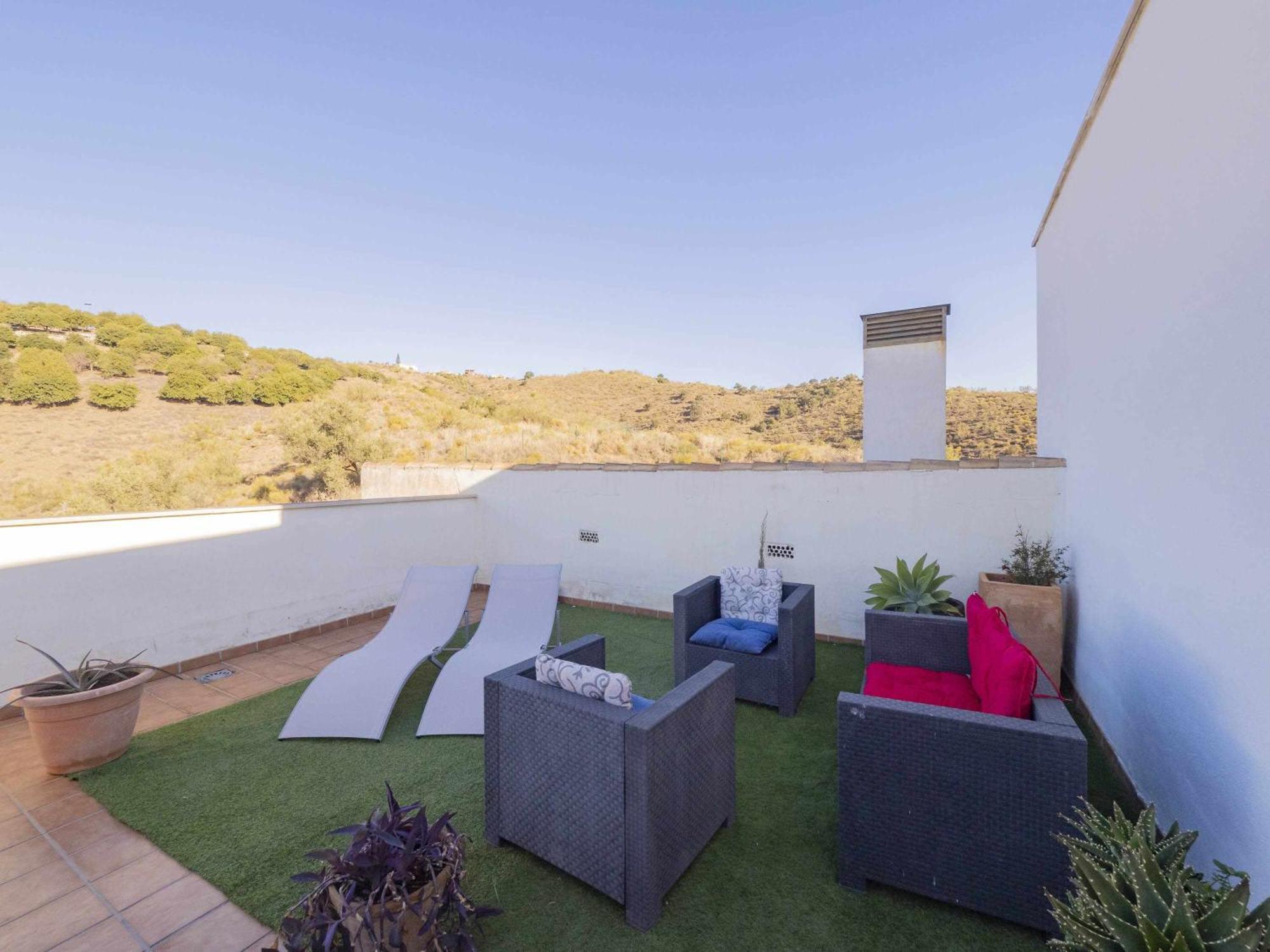 Apartamento Atico Con Vistas Al Mar Piscina Y Parking Málaga Exterior foto