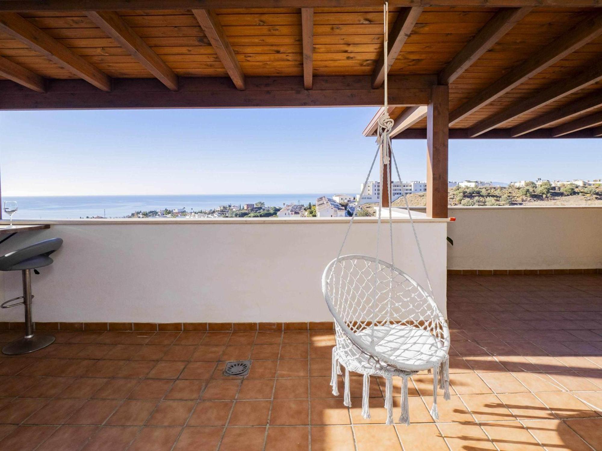 Apartamento Atico Con Vistas Al Mar Piscina Y Parking Málaga Exterior foto