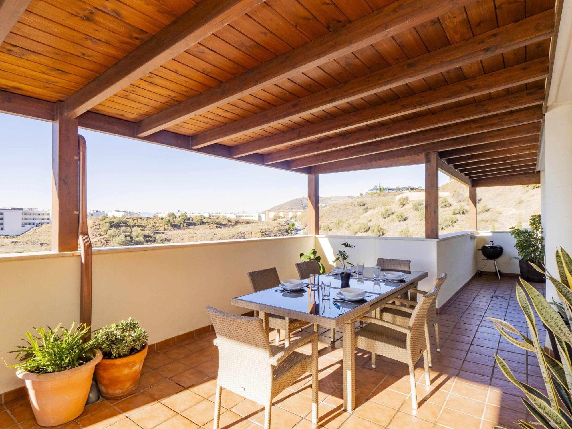 Apartamento Atico Con Vistas Al Mar Piscina Y Parking Málaga Exterior foto